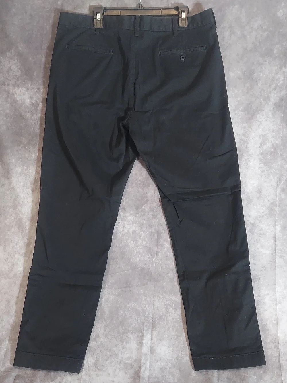 J. Crew Men's Black Straight Fit Chino Pants Size 38x32 EUC